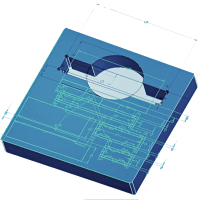 Planification et conception avec une précision millimétrique des blocs en mousse ZARGES.