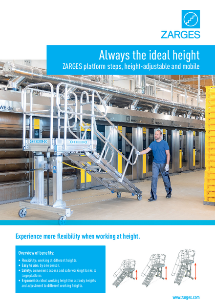 ZARGES platform steps