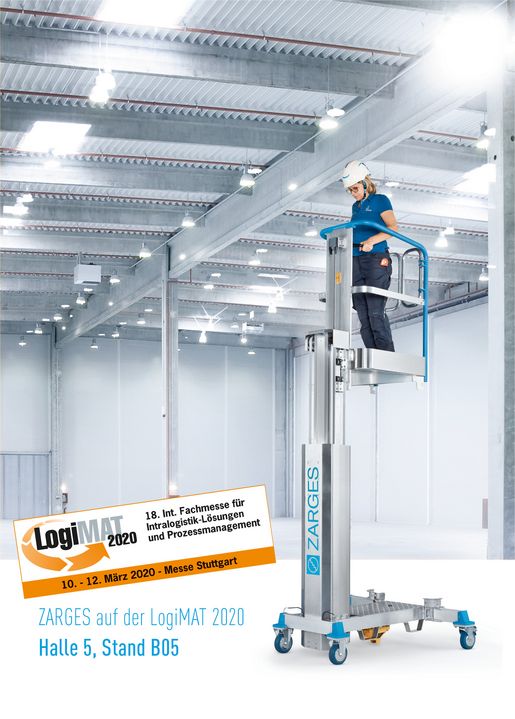 Fachkraft auf einem ZARGES LiftMaster
