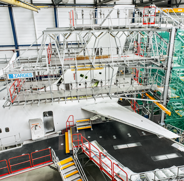 Höhenverstellbares Heck-Dock