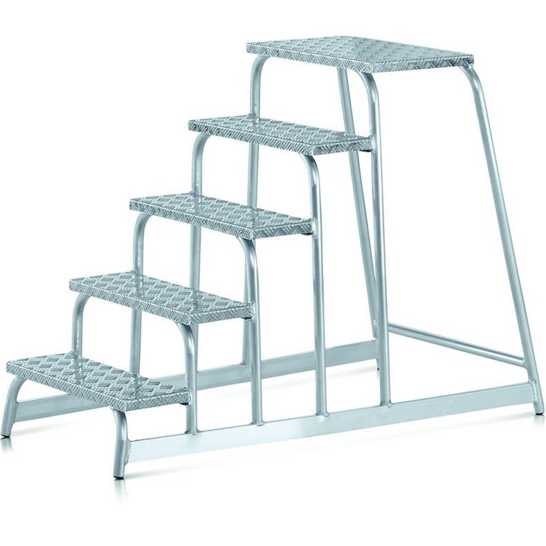 Складной трап krause 810236. Стремянка (3 ступени ес077с) 9003. Подставка для цветов лесенка. Стремянка-табурет алюмин. Переносная лестница-подмость с площадкой h=1055 мм z600 zarges.