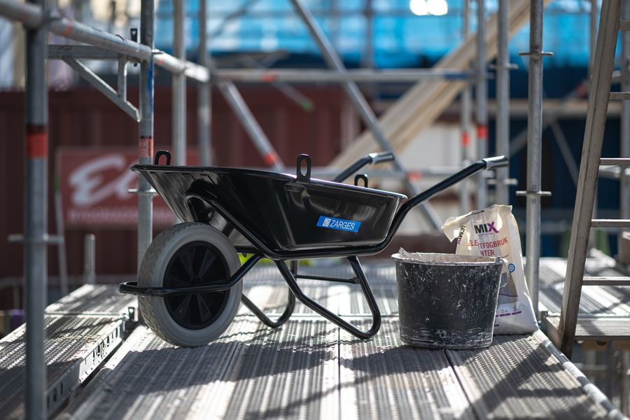 Nya skottkärror med punkteringsfritt hjul ZARGES ZARGES