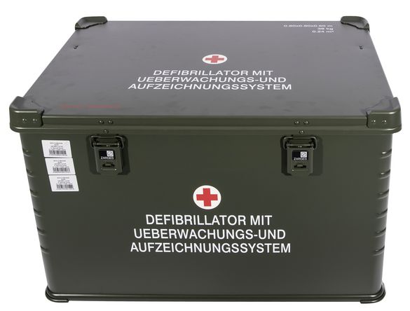 Transportkiste von corpuls und ZARGES als BY-Transportkiste für Bundeswehr
