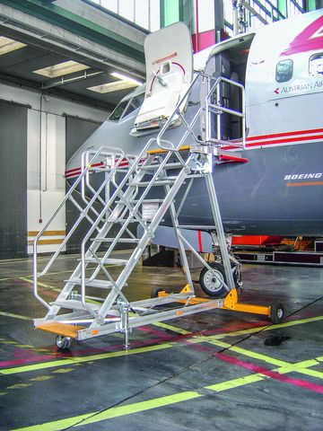 Vliegtuigtrap van Zarges