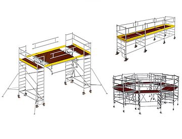 Special scaffolding from ZARGES Special scaffolding from ZARGES