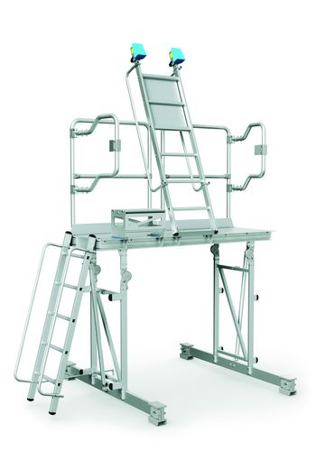 Mobile front working platforms