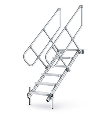 Access steps for lorries and truck trailers Access steps for lorries and truck trailers