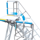 Retractable, pivotable guardrail Retractable, pivotable guardrail