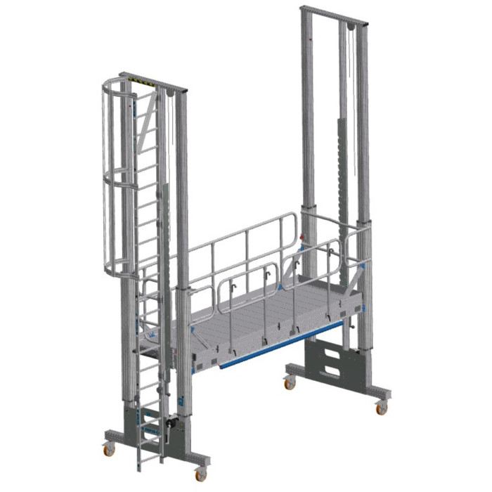 Height-adjustable work platform – extension platforms and chassis ...