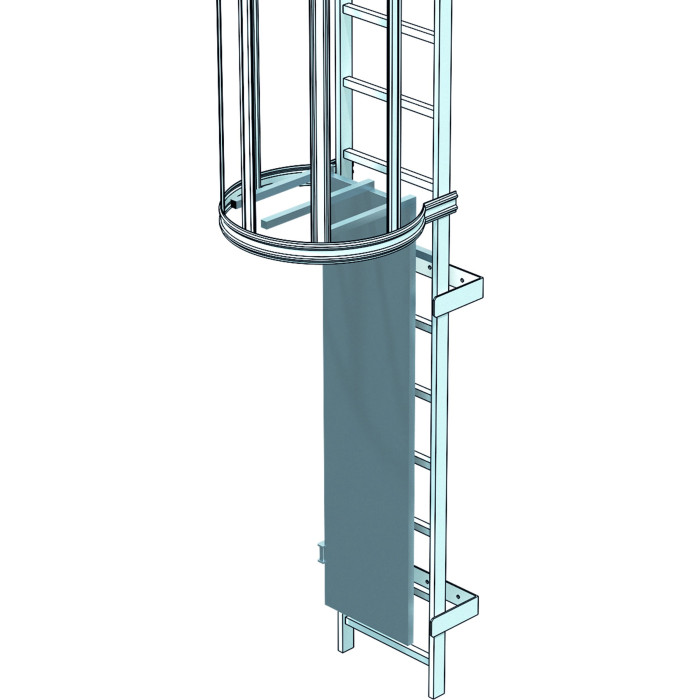 Security door for maintenance ladders | Access protection for ...