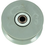Replacement roller for top wheel assembly